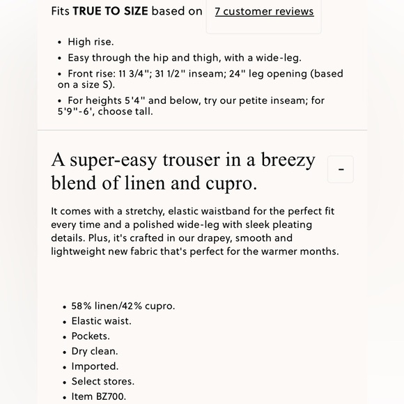 J. Crew Pleated pull-on pant in linen-cupro blend - Picture 9 of 9